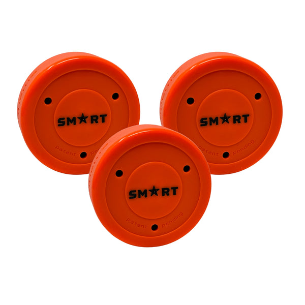 6oz Stickhandling Puck Pack NEON ORANGE – Smarthockey