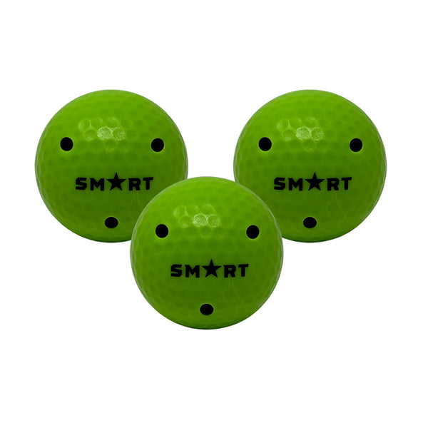 3oz Stickhandling Ball - 3 Pack NEON GREEN