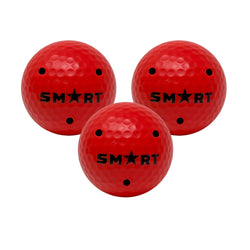 8oz Stickhandling Ball - 3 Pack NEON RED